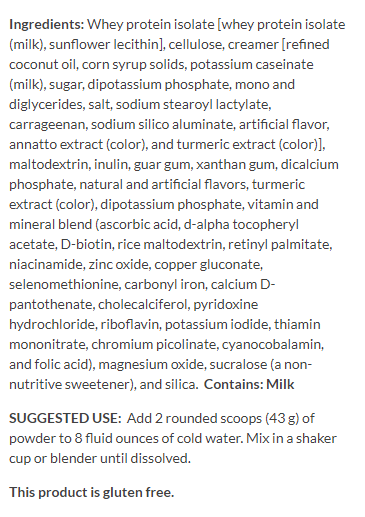 Bariatric Advantage - High Protein Meal Replacement - Banana
