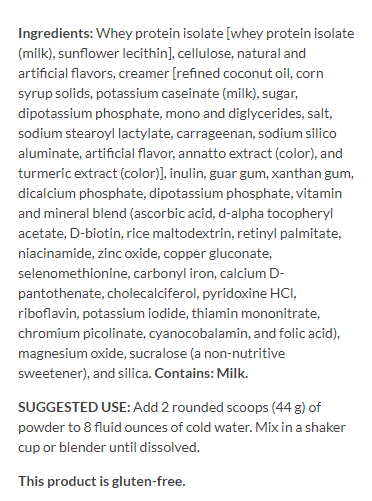 Bariatric Advantage - High Protein Meal Replacement - Iced Latte