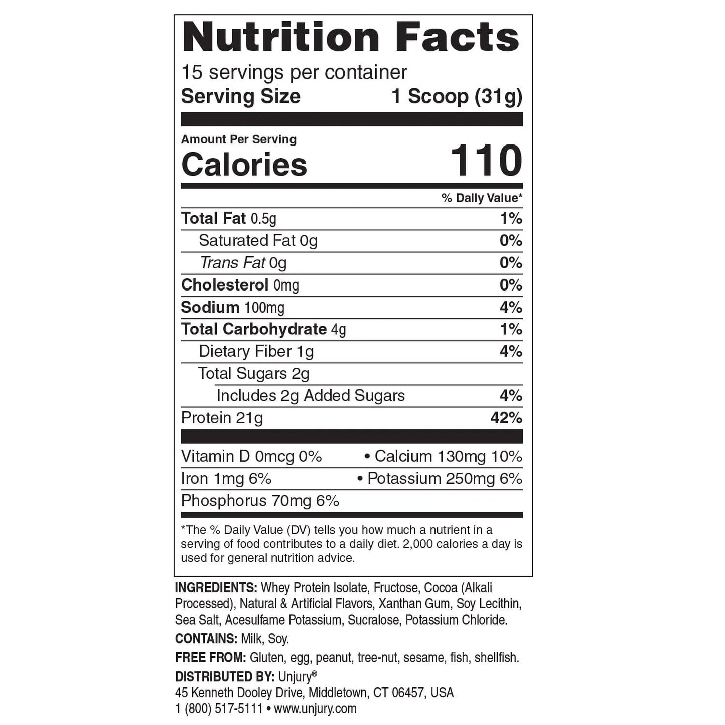 Unjury - Protein Powder - Chocolate