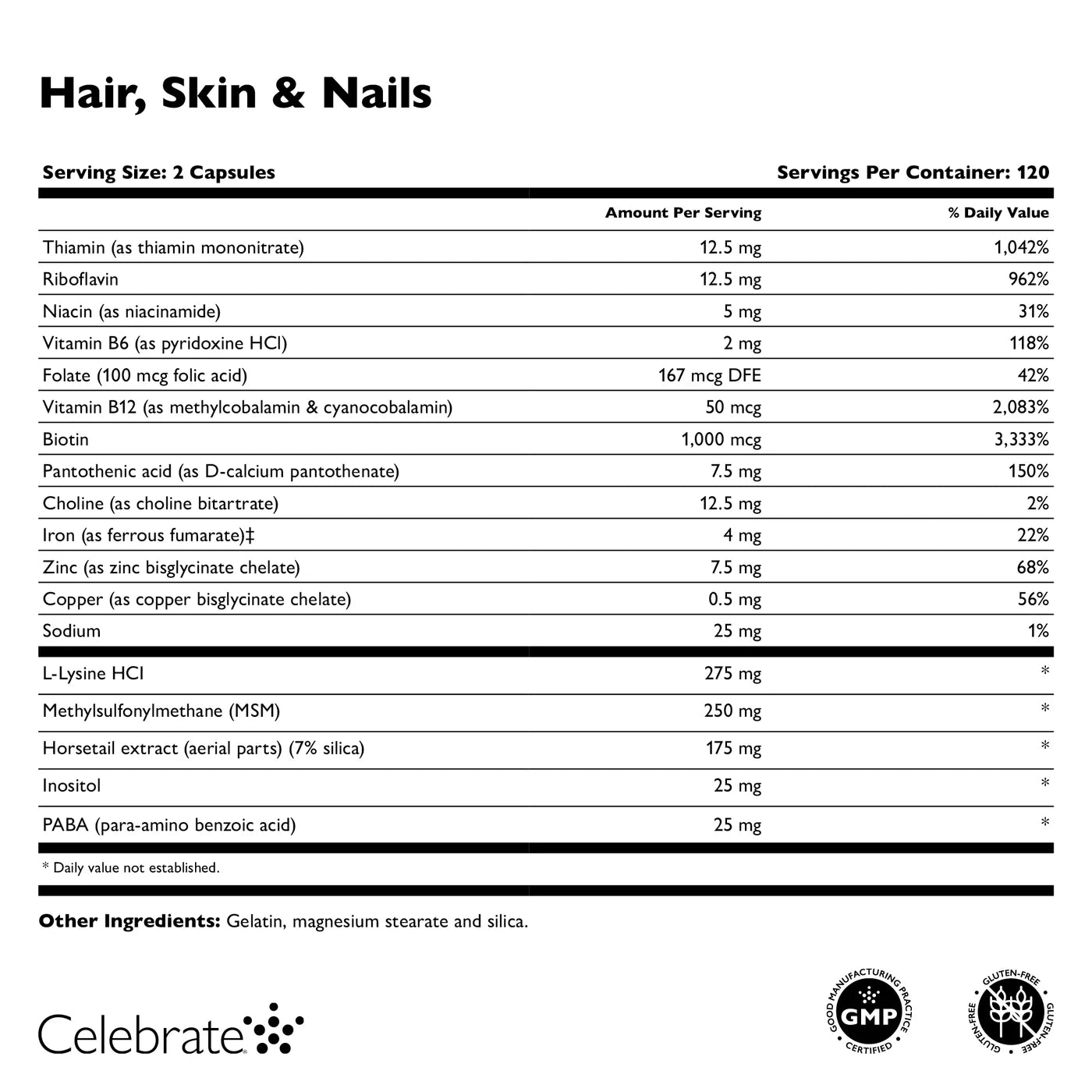 Celebrate - Hair, Skin, and Nails (Capsule)