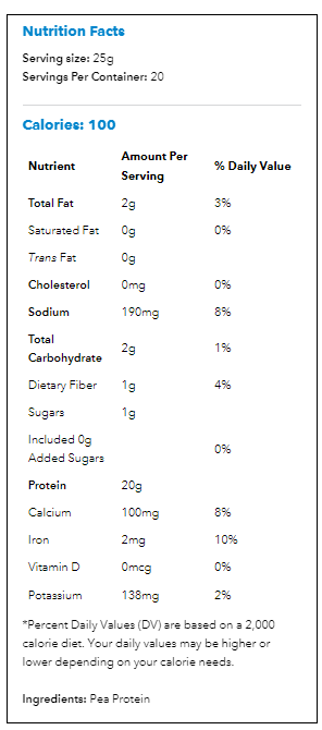 Unjury - Plant Based Protein Powder - Unflavored