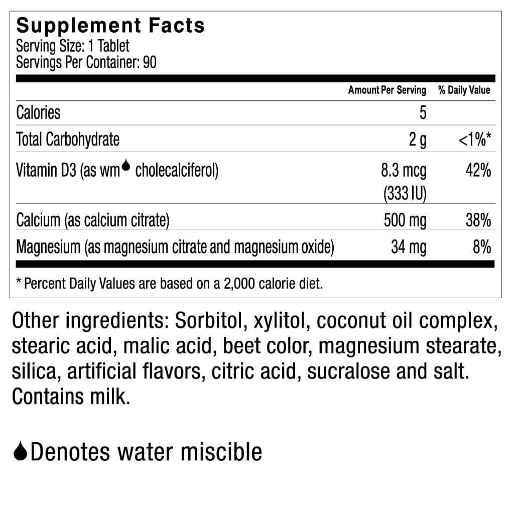 Celebrate - Calcium Chewable - Cherry Tart