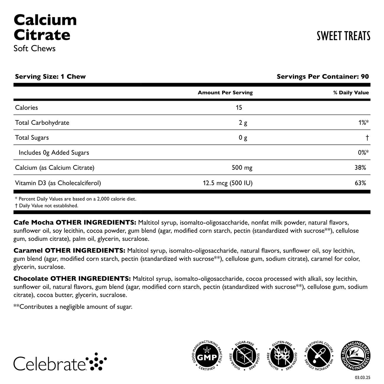 Celebrate - Calcium Soft Chews - Cherry