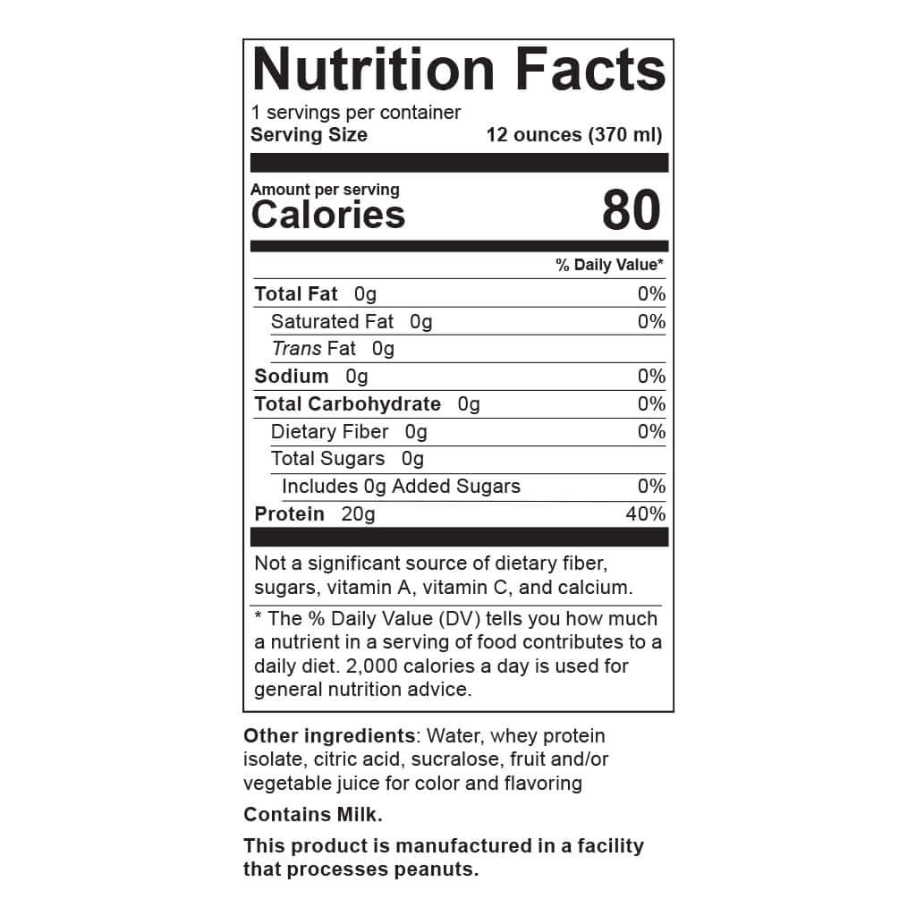 Celebrate - CLR Protein Water - Mixed Berry (single)