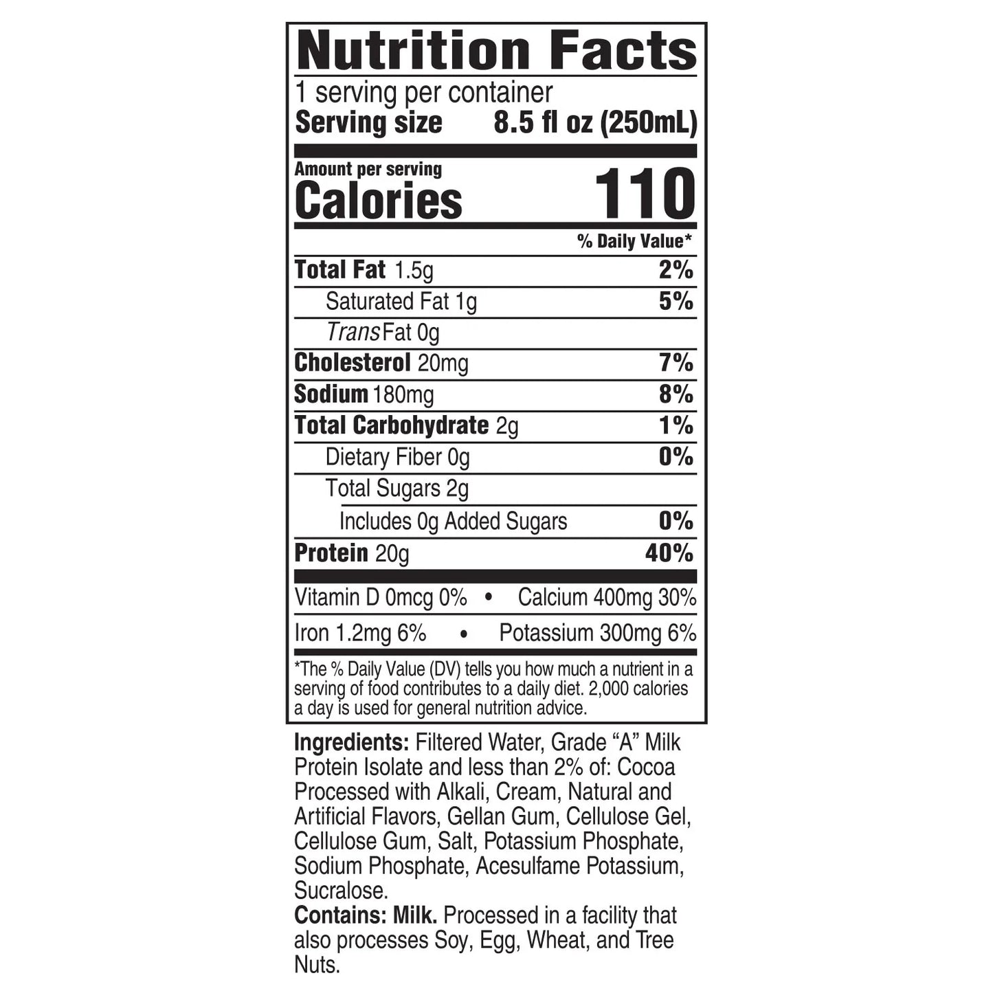 Unjury - Premade Shakes - Chocolate (12 pack)