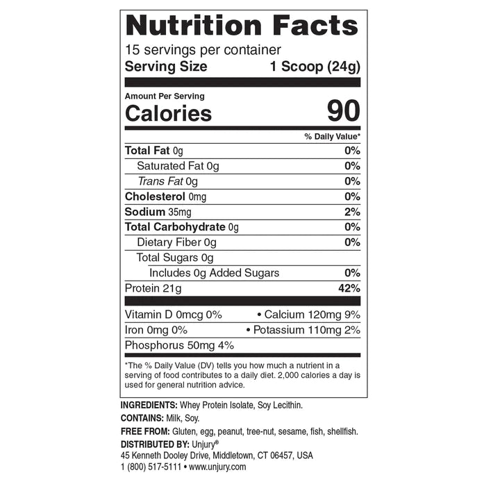 Unjury - Protein Powder - Unflavored