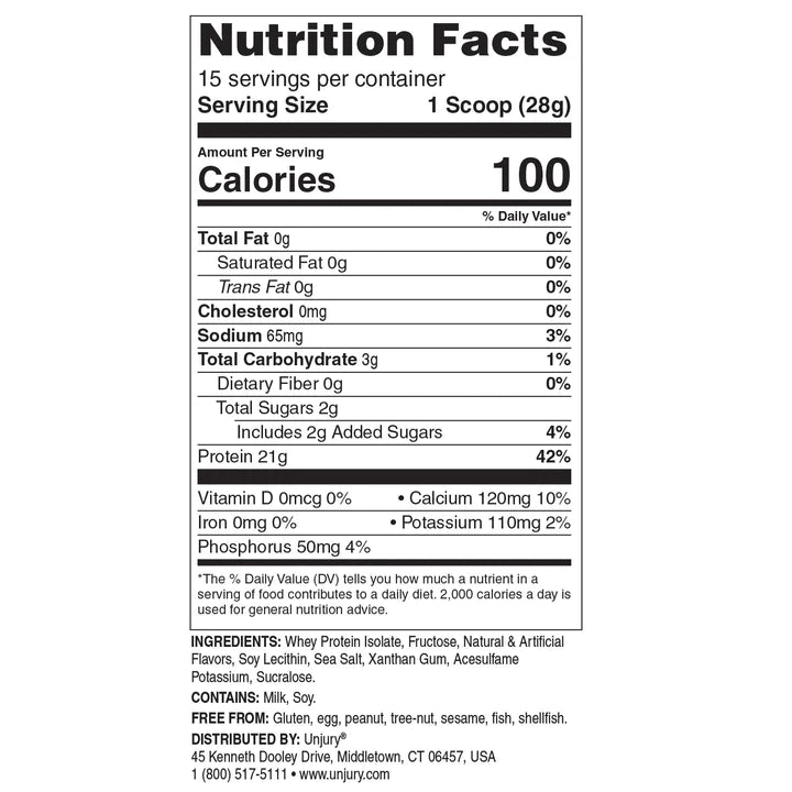 Unjury - Protein Powder - Vanilla